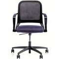 United Chair Co Chair, Task, w/Arms, MeshBack, 29-1/2inx29-1/2inx47-1/4in, Cobalt UNCRK13RTP04